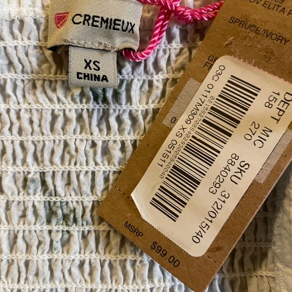 CREMIEUX Ruffle Tank - Picture 3 of 3